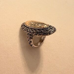 Sterling Silver and 14kt Gold Women's Ring